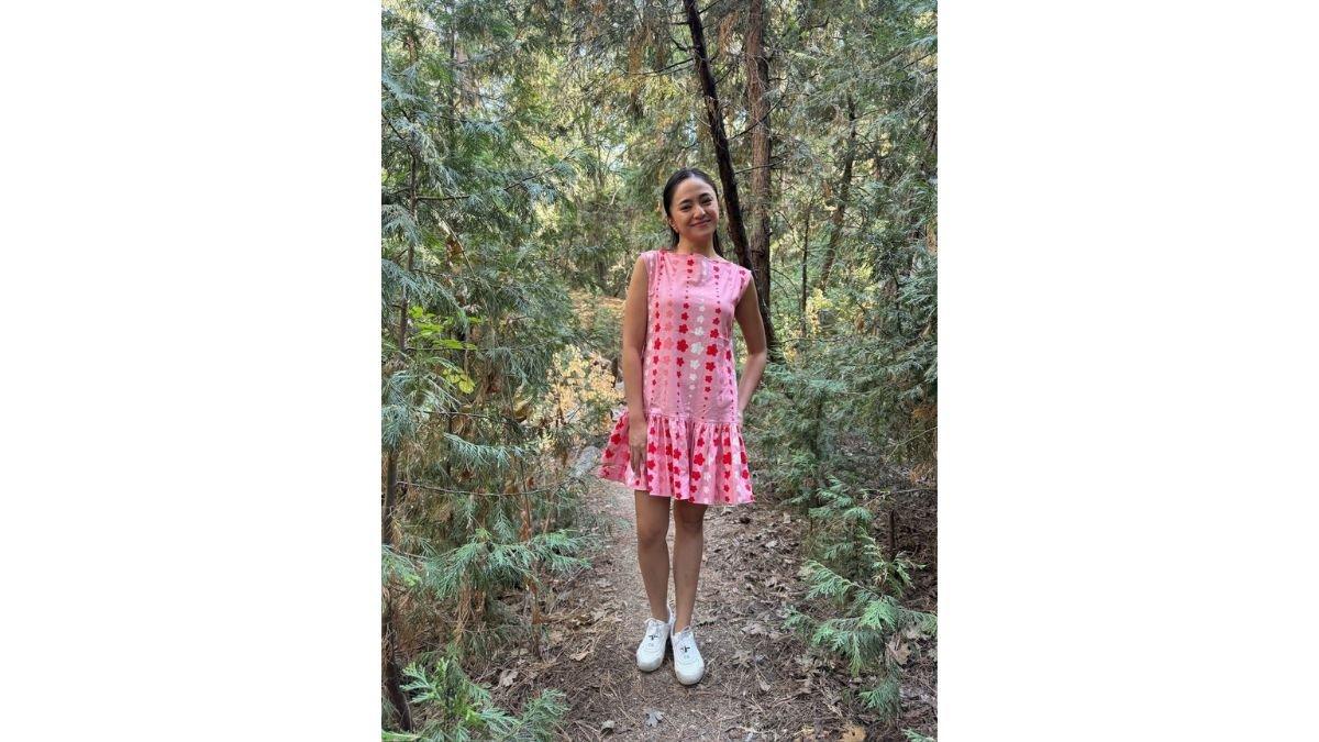 5 unggahan terbaru Marshanda di Los Angeles, California, Kenakan koleksi lokal yang mendunia