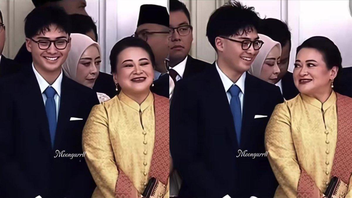 5 visual cucu Prabowo Subianto, Kyran Djiwandono di Istana Negara Tampan dengan messy hair