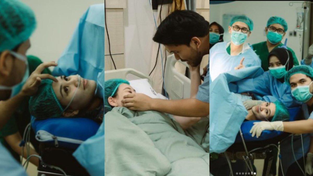 AALIYAH MASSAID MELAHIRKAN - Aaliyah Massaid melahirkan anak pertamanya berjenis kelamin laki-laki. Thariq Halilintar ungkap nama sang buah hati.