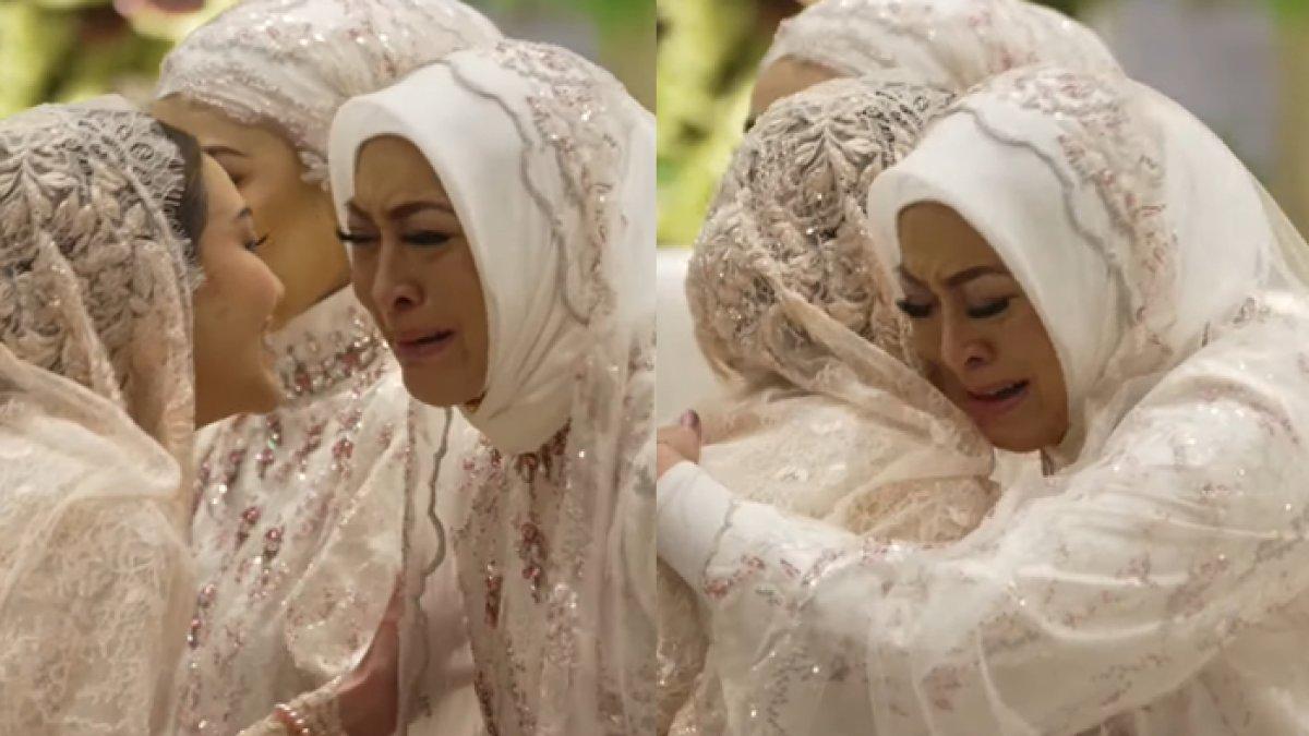 Aaliyah Massaid menyampaikan terima kasih kepada Angelina Sondakh, Zahwa Massaid, dan Keanu Massaid.
