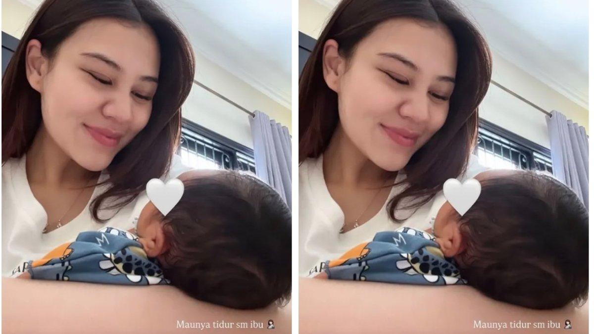 AL GHAZALI JENGUK ANAK AALIYAH - Aaliyah dan Thariq tengah menikmati peran baru sebagai orang tua. 