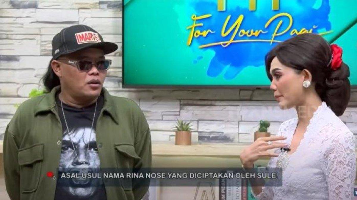 Ada kisah unik di balik terciptanya nama Rina Nose tersebut, ternyata pemberian Sule.