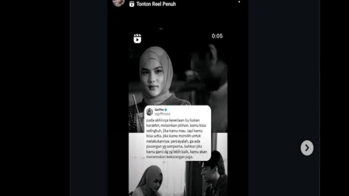 Adik Ayu Ting Ting singgung soal kesetiaan dan perselingkuhan
