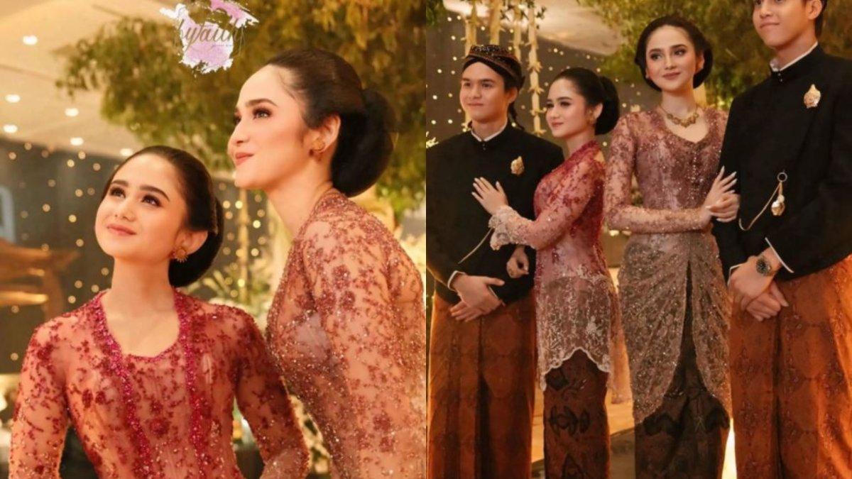 Adu gaya Syifa Hadju dan Tissa Biani di acara pernikahan Al Ghazali dan Alyssa Daguise.