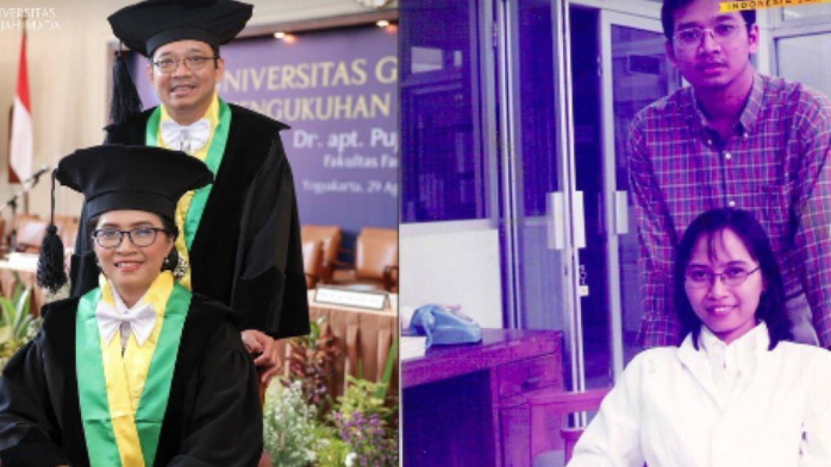 Agung Endro Nugroho dan Puji Astuti sama-sama jadi Guru Besar di Universitas Gadjah Mada