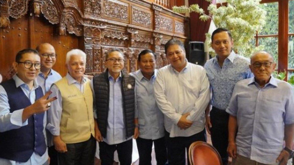 Agus Harimurti Yudhoyono atau AHY gabung koalisi Prabowo-Gibran