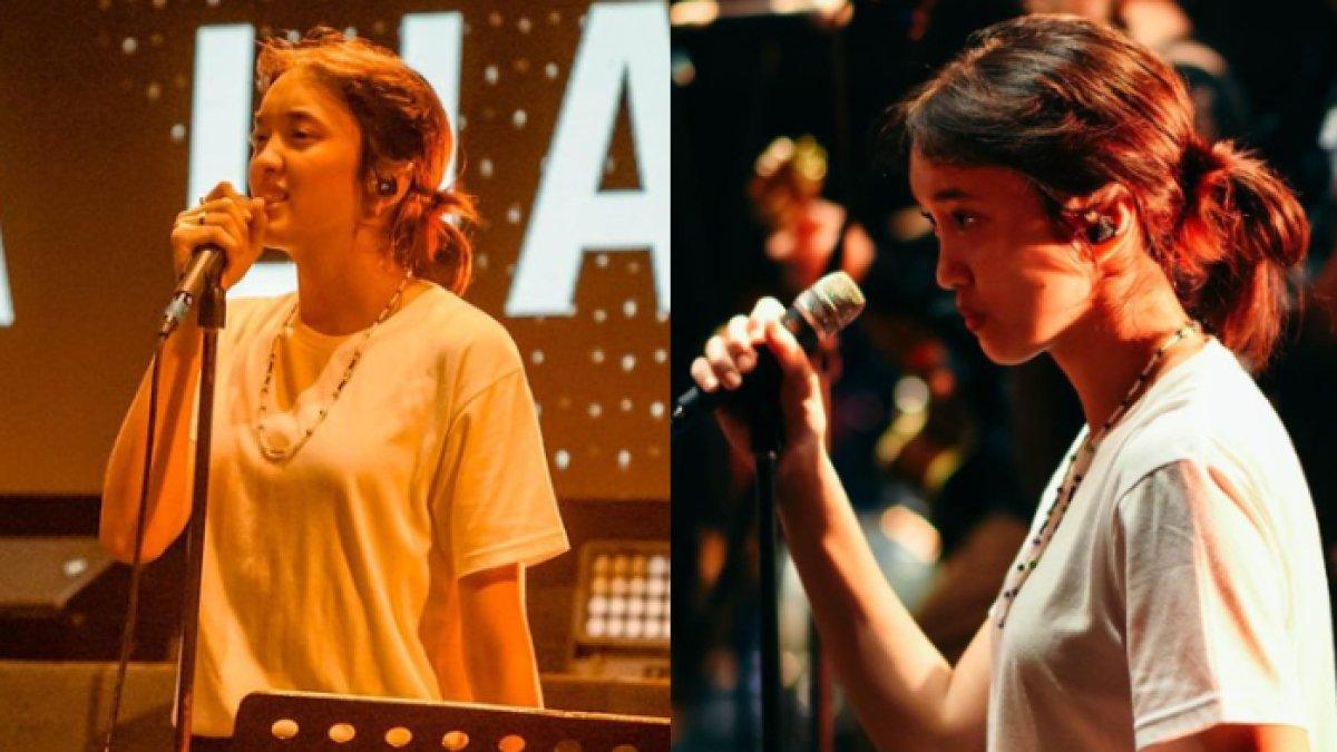 Aisha menjadi backing vokal Sheila On 7