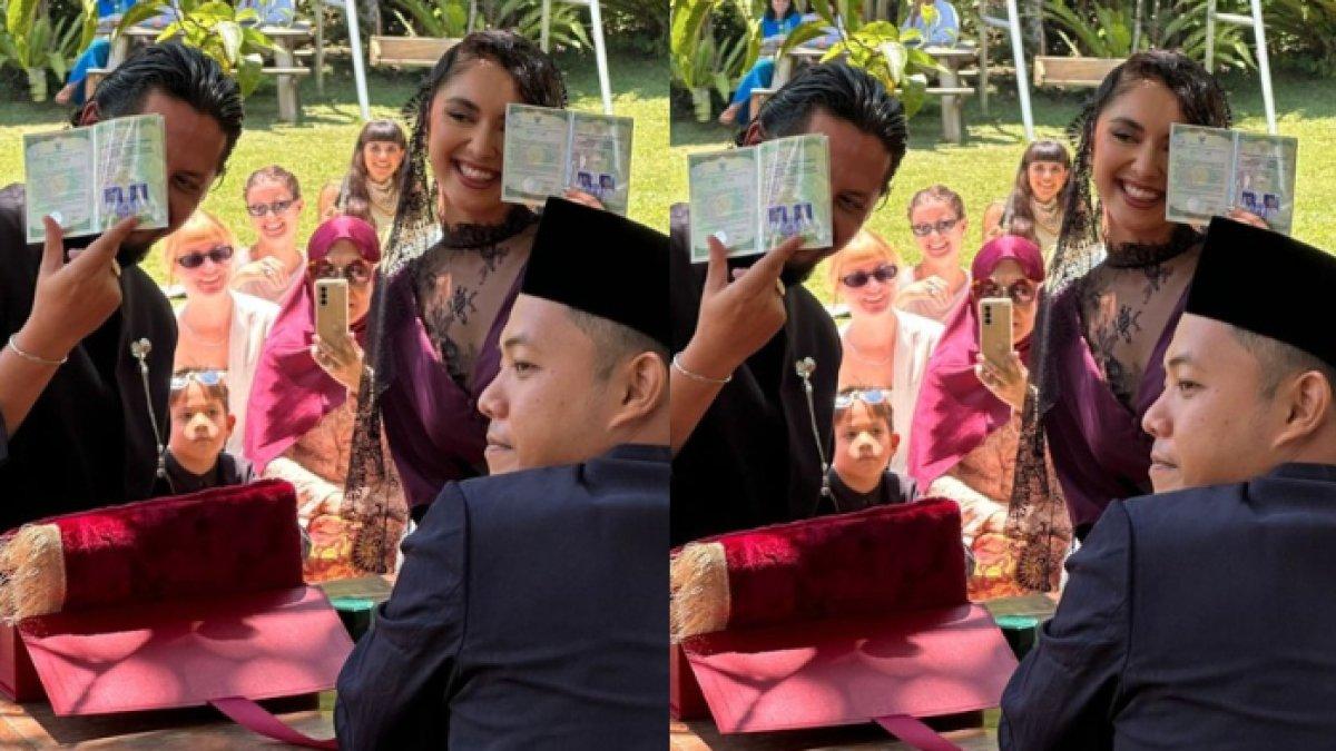 Akad nikah Keenan Pearce menikah dengan Tasha Serena