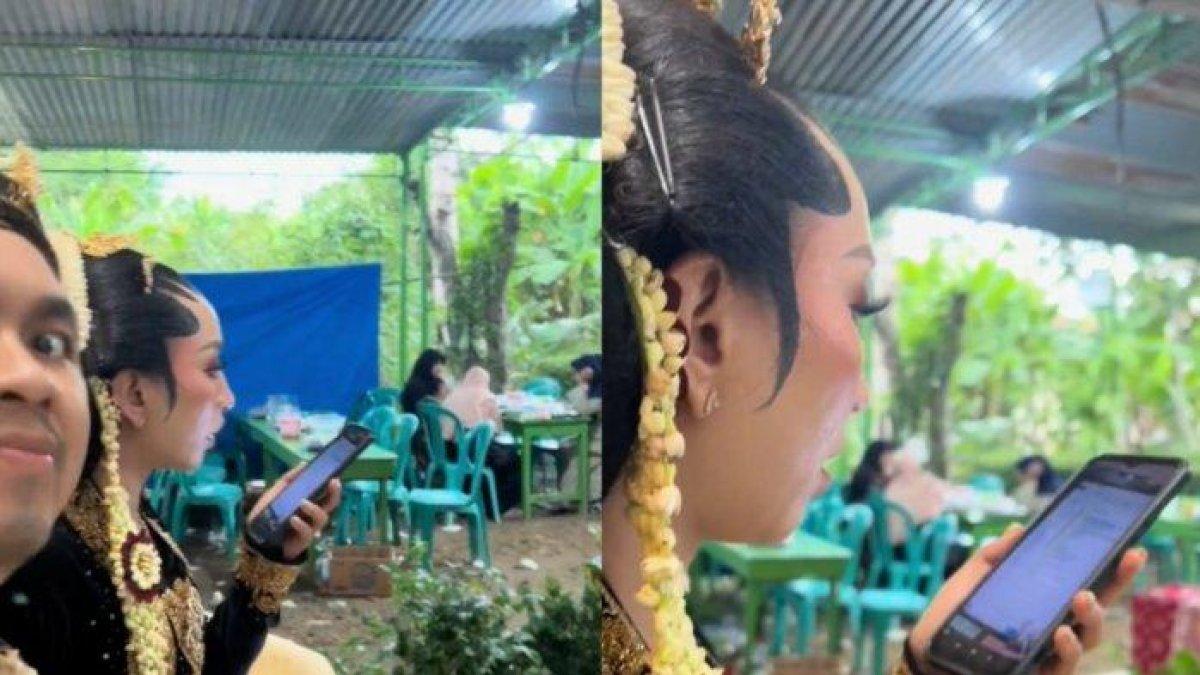 Aksi Pengantin Wanita