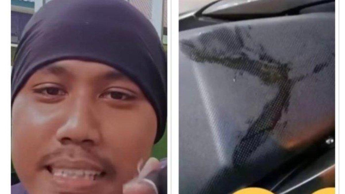 Aksi kocak driver ojek online (ojol) curhat soal pelanggannya BAB di celana viral di media sosial
