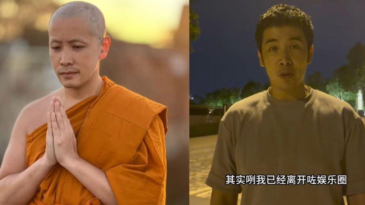 AKTOR JADI BIKSU - Aktor Hong Kong, Don Li Yat Long putuskan pensiun dari dunia hiburan, kini fokus jadi biksu.