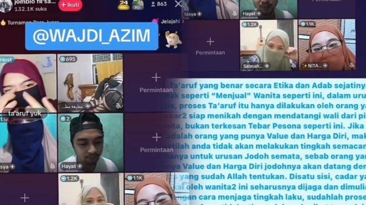 Akun Tiktok wanita bercadar bikin ajang percarian jodoh sambil live