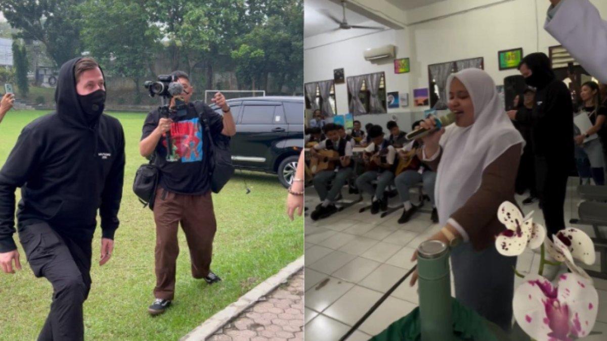 Alan Walker datangi SMA di Medan