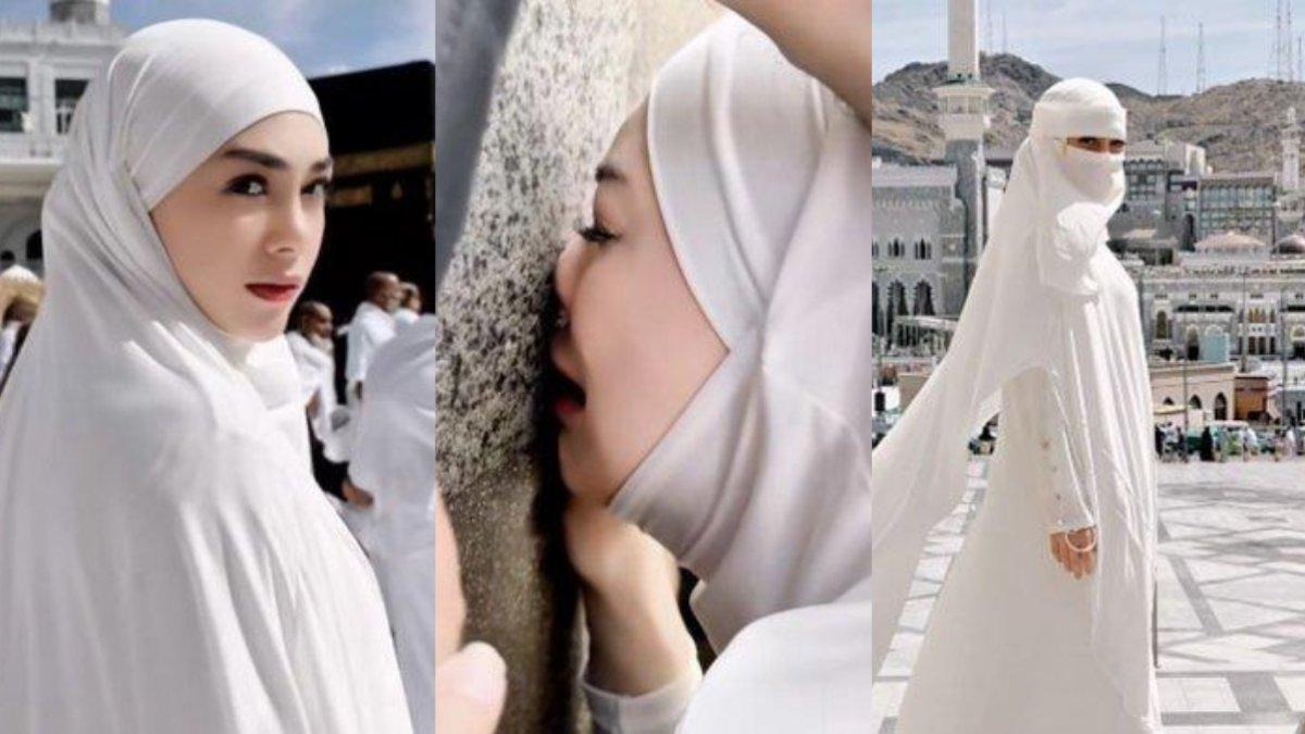 CELINE EVANGELISTA MUALAF - Saat ini, Celine Evangelista diketahui sedang menjalankan ibadah umrah
