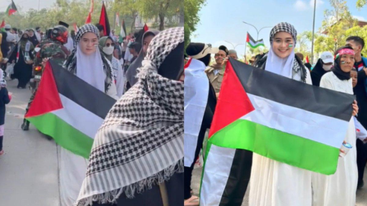 Alfi Damayanti bela Palestina