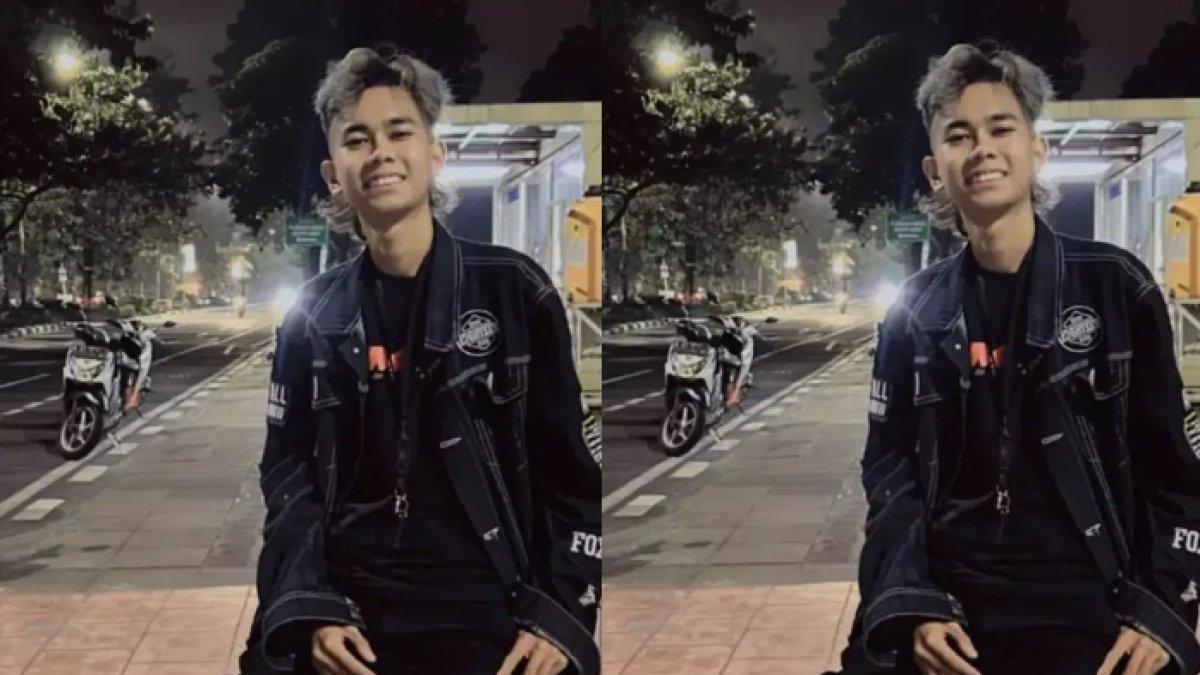 Alif Cepmek dengan gaya rambut baru