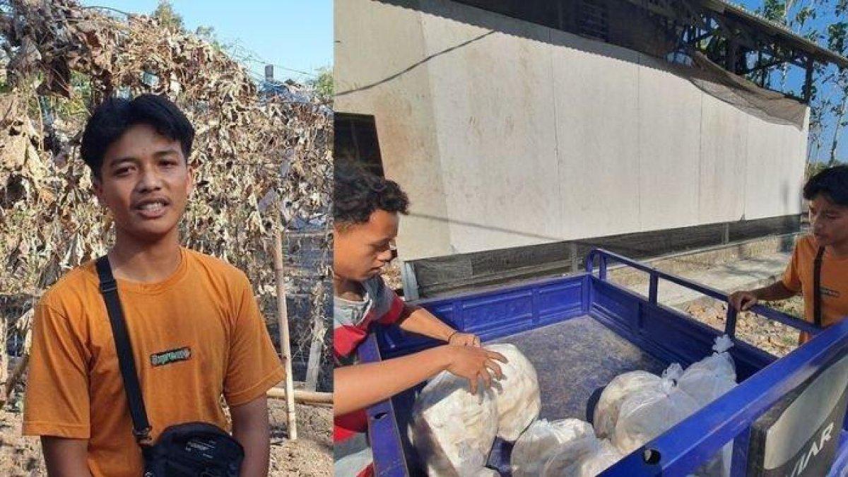 Alva, siswa SMK jual sayur beromzet Rp100 juta.