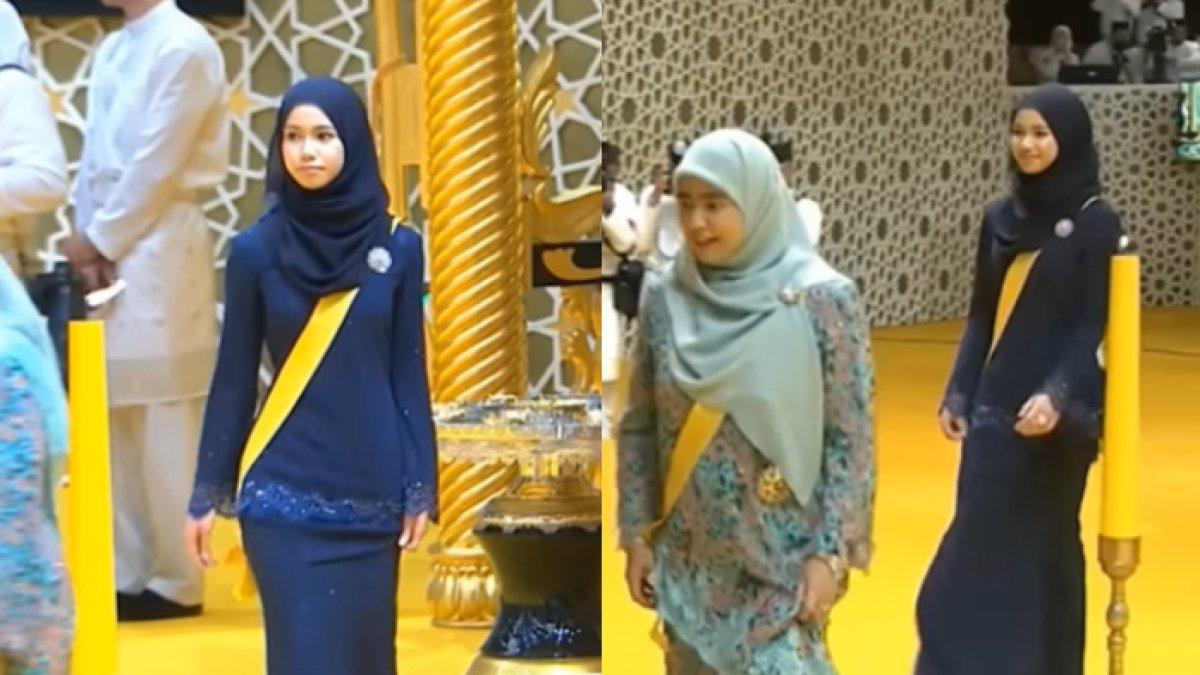 Ameerah mencuri perhatian publik saat tampil di rangkaian pernikahan Pangeran Mateen, tepatnya di Upacara Istiadat Berbedak Diraja