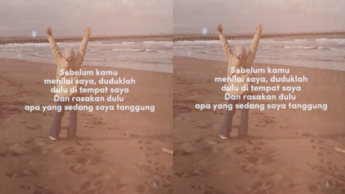 Amy Qanita repost video tentang penilaian
