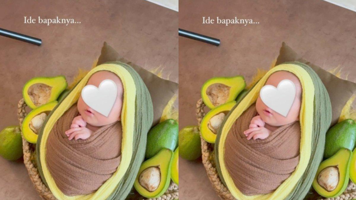 Anak Erina Gudono dan Kaesang Pangarep cosplay jadi alpukat