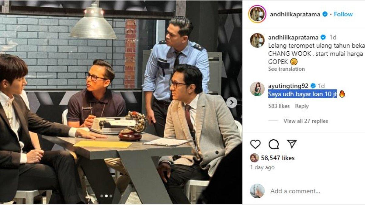 Andhika Pratama juga membagikan beberapa momen