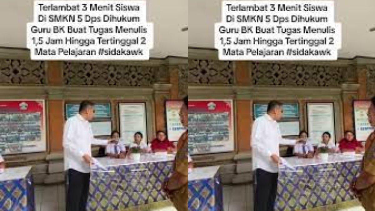 Anggota DPD Ri tegur guru hukum siswanya menulis 1,5 jam gegara terlambat