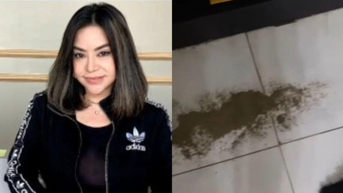 Anisa Bahar temukan gundukan pasir di rumahnya.