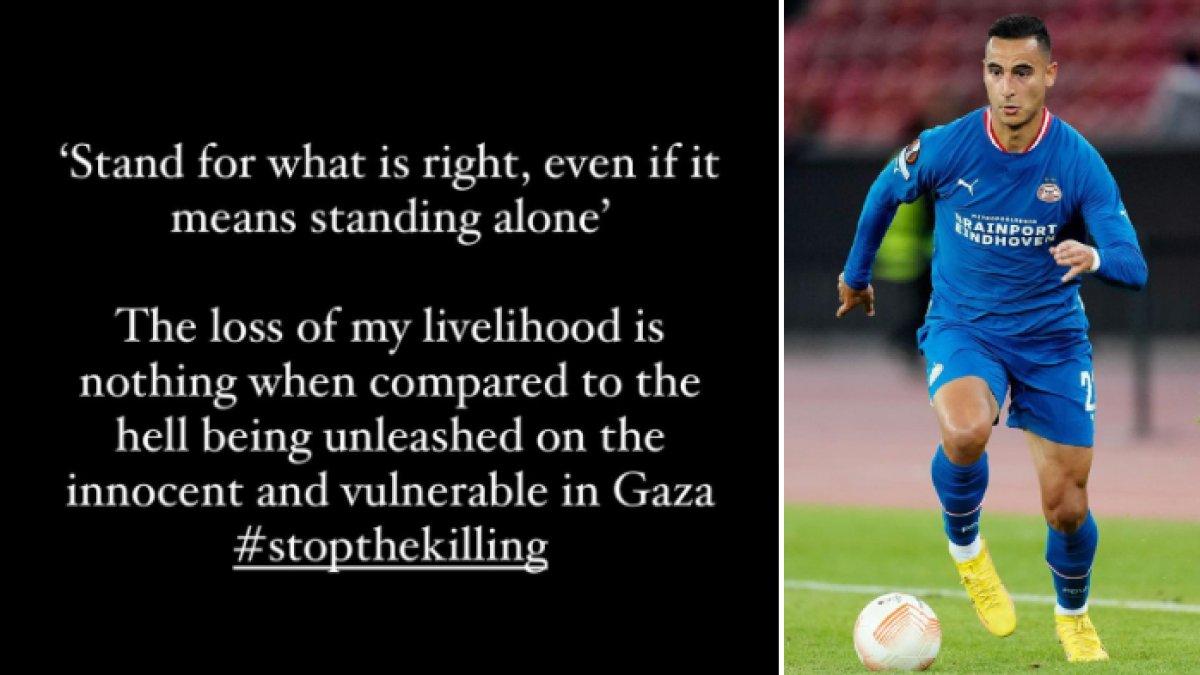 Anwar El Ghazi, pemain bola yang dipecat FSV Mainz 05 usai dukung Palestina