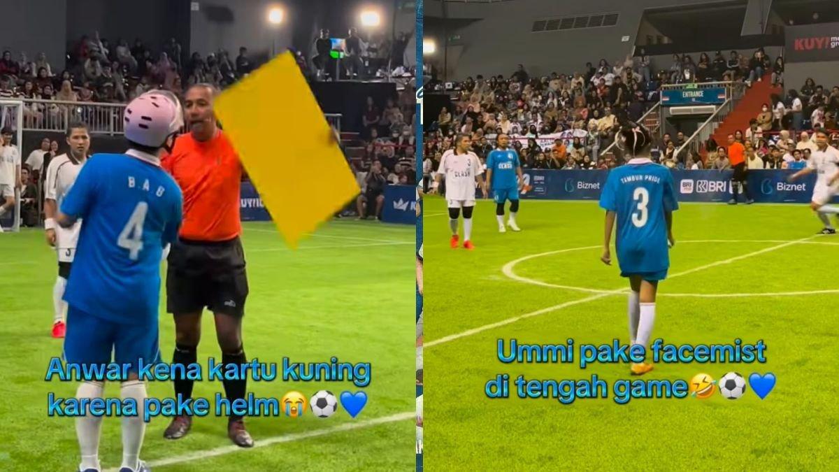 Anwar mendapat kartu kuning