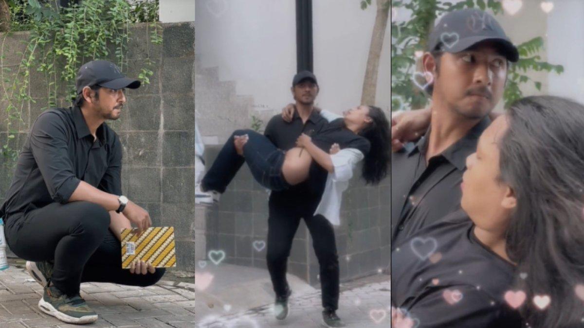 Arya Saloka membuat parodi Mayor Teddy