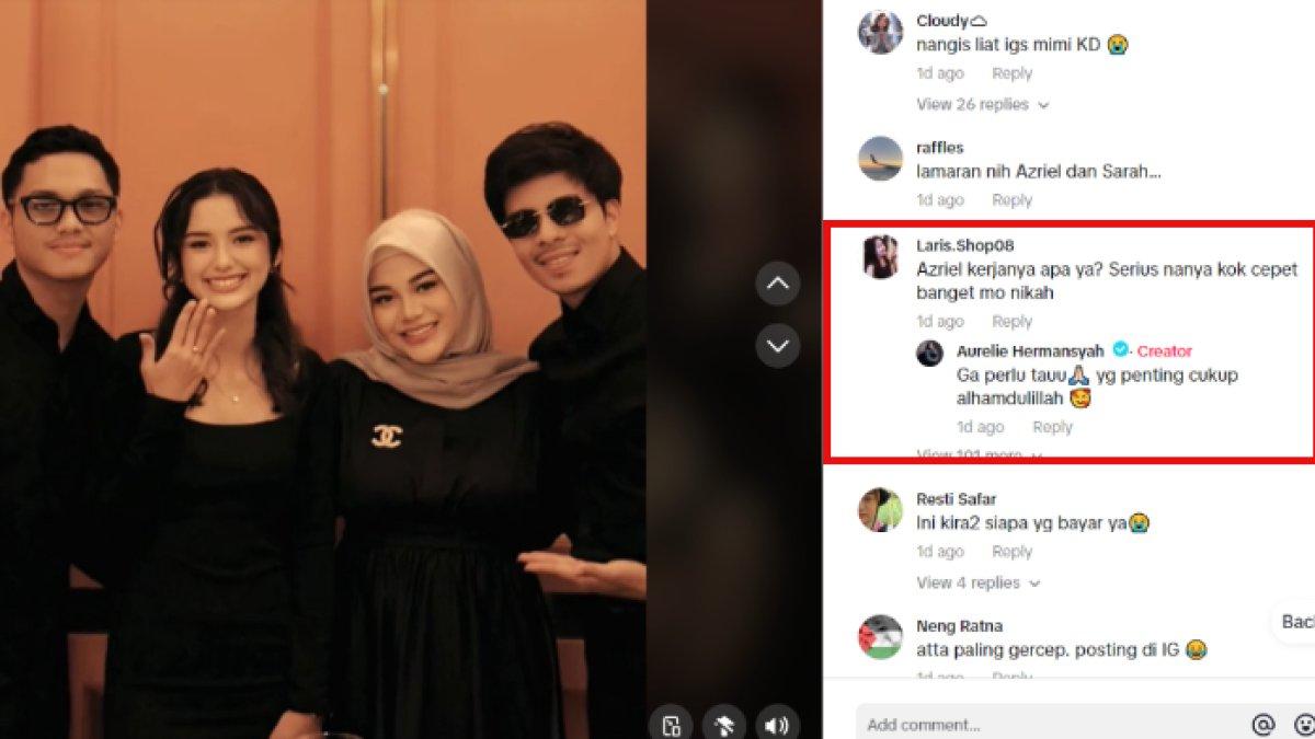 Aurel pun meminta agar publik tidak kepo dengan pekerjaan sang adik.