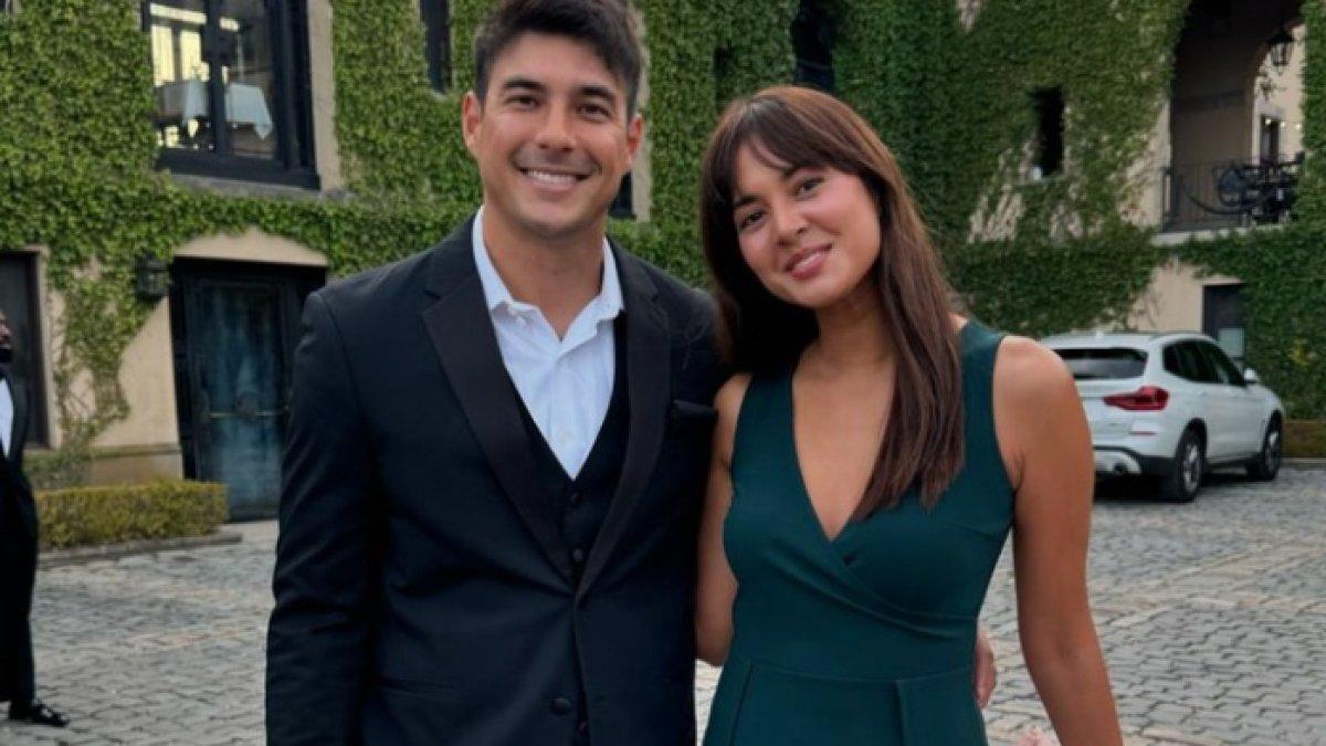 Aurelie Moeremans dan Tyler Bigenho gelar pesta pertunangan