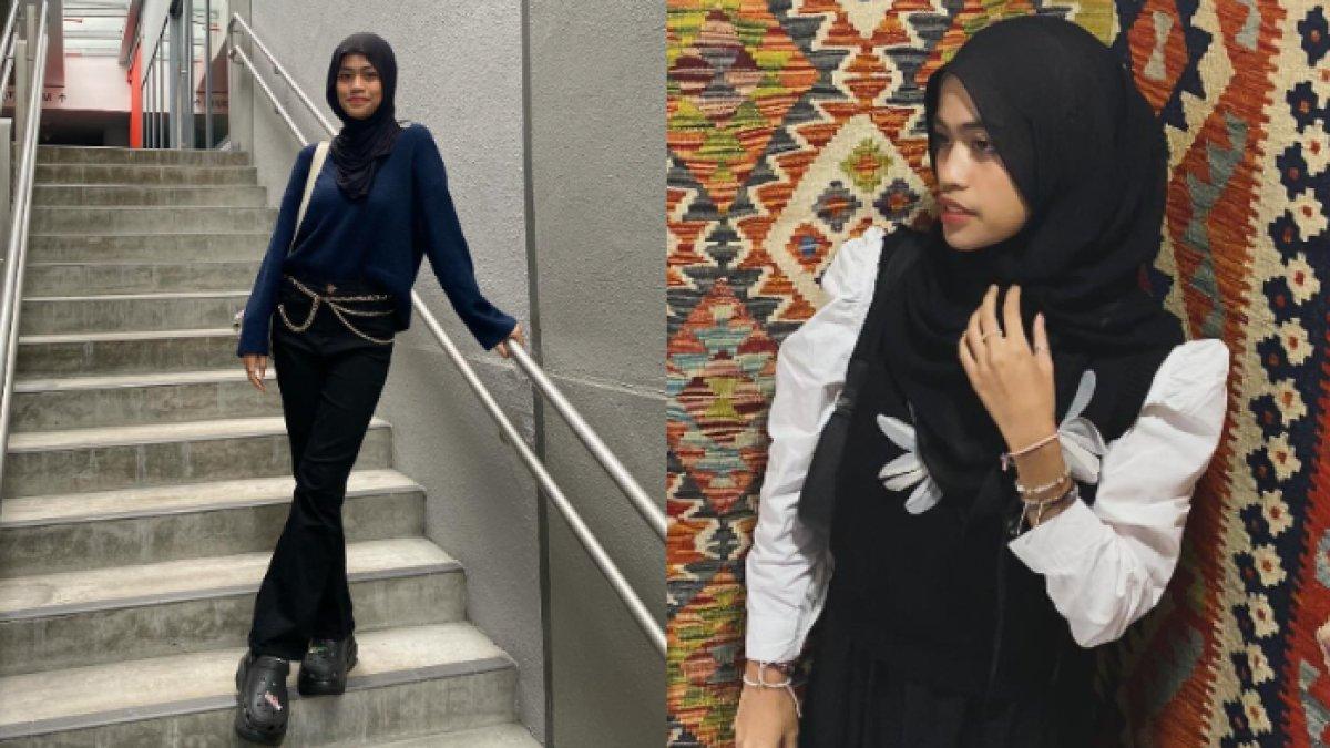 Ayla Azzura cukup mahir dalam memadupadankan busana yang dikenakan.