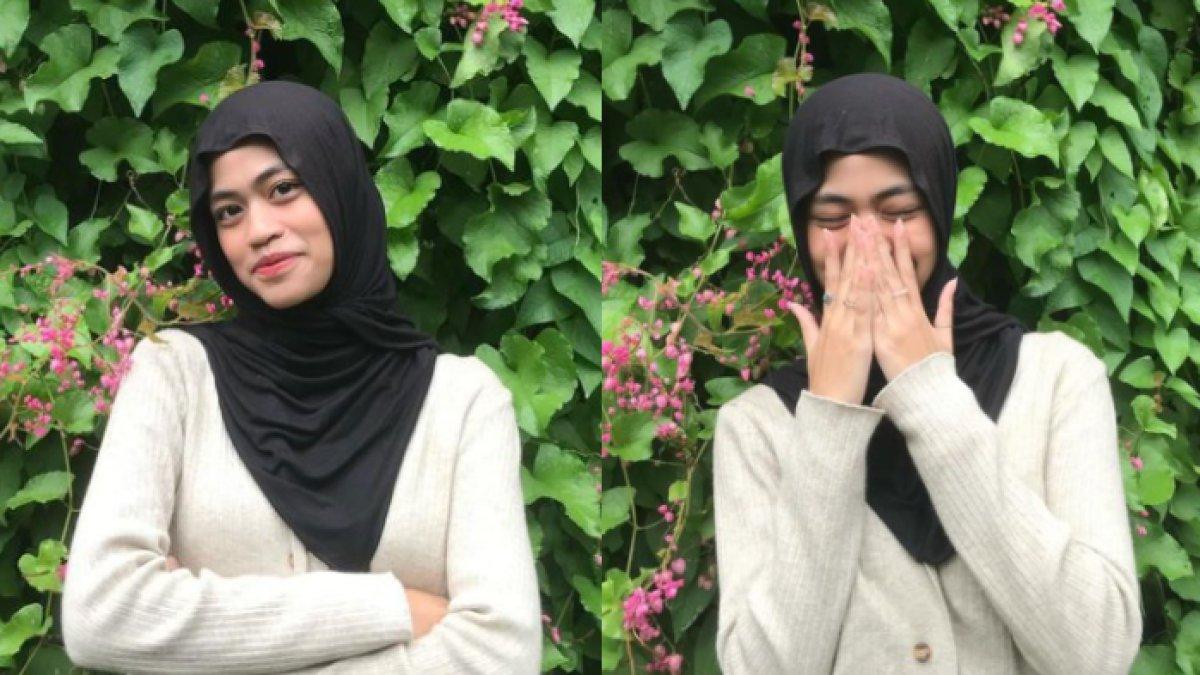 Ayla Azzura dikaruniai wajah yang cantik alami.