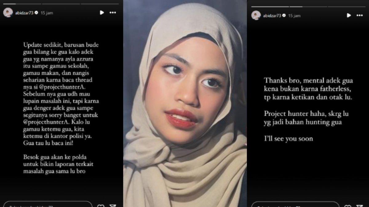 Ayla Azzura terguncang gara-gara cuitan akun X @ProjectHunterA.