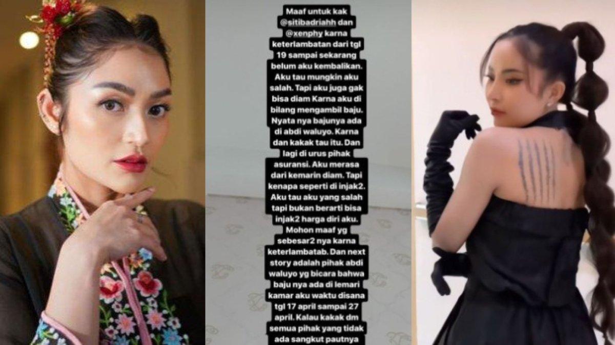 Ayu Aulia ditegur Siti Badriah gegara tak kembalikan baju yang disewa