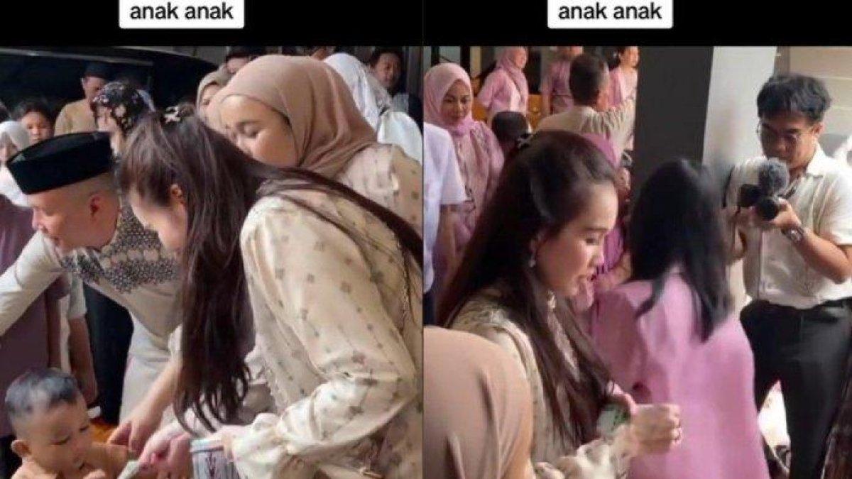 Ayu Ting Ting dihujat seusai bagi THR cuma Rp20 Ribu, tetangga turun tangan