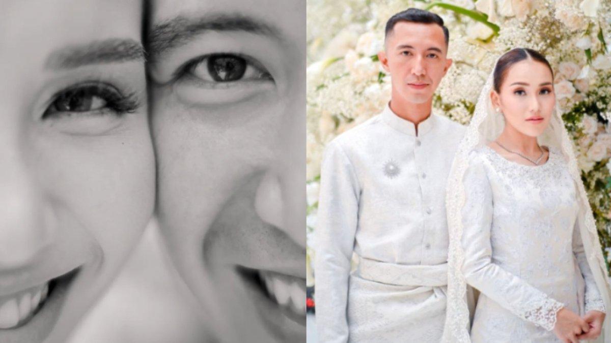 Ayu dan Fardhana menempelkan wajah satu sama lain
