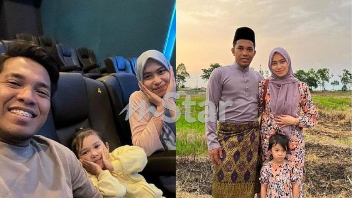 Azizi dan keluarga kecilnya.
