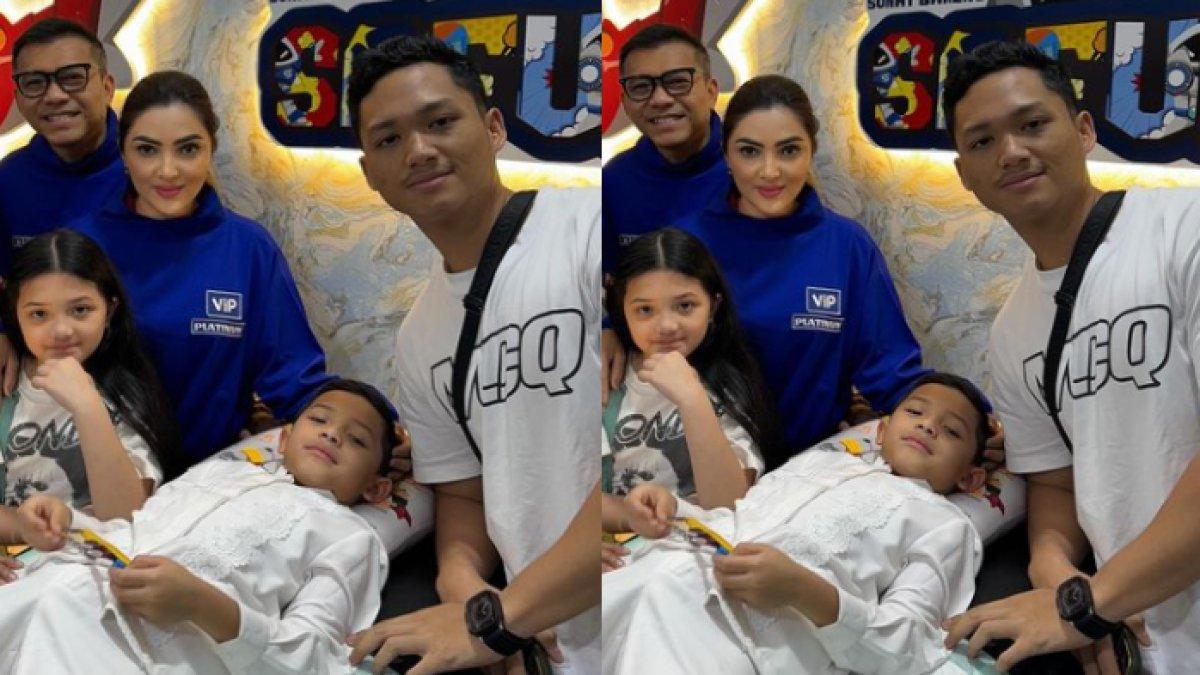 Azriel dan Arsy ikut support Arsya
