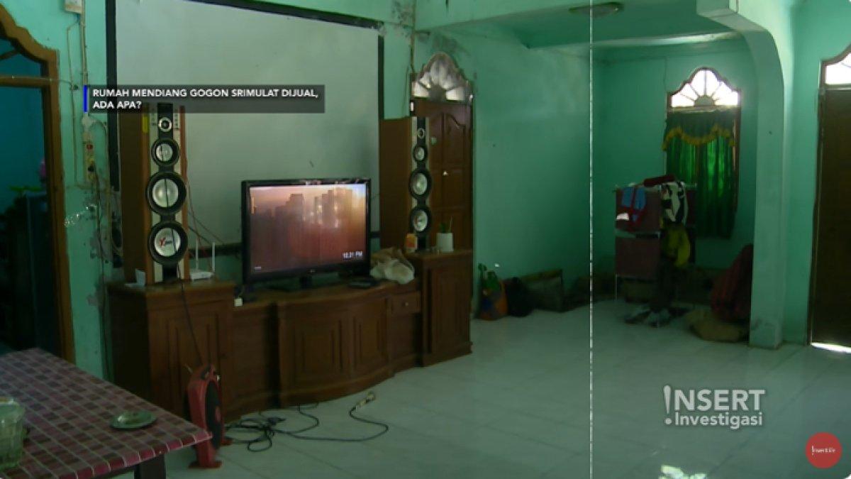 Bagian dalam rumah Gogon yang hendak dijual