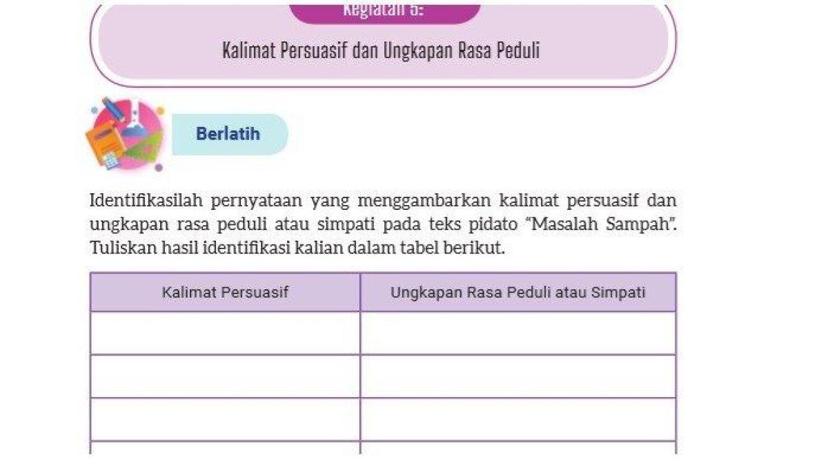 SOAL BAHASA INDONESIA KELAS 8 - Kunci jawaban Bahasa Indonesia Kelas 8 halaman 182 soal Berlatih, Kurikulum Merdeka