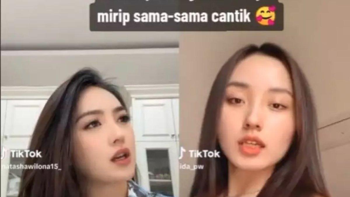 Bahkan gaya rambut hingga warna kulit Ida begitu sama dengan Natasha Wilona.