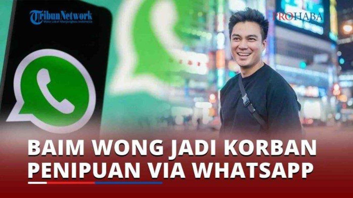 Baim Wong jadi korban penipuan lewat WhatsApp