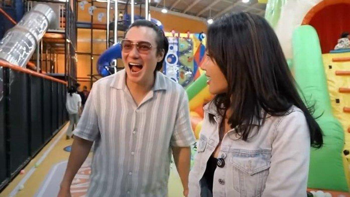 Baim Wong salah tingkah saat disebut Nikita Mirzani