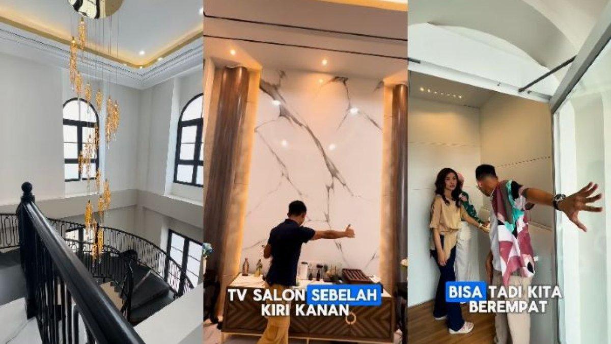 Bak rumah eropa, hunian Sarwendah juga dilengkapi jendela-jendela berbentuk unik.