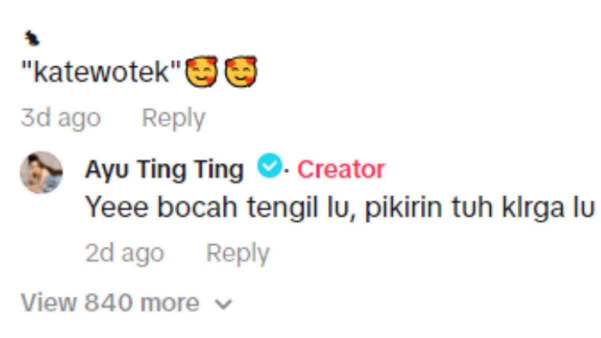 Balasan Ayu Ting Ting saat Bilqis dicibir netizen gara-gara nyanyi lagu Korea (3)
