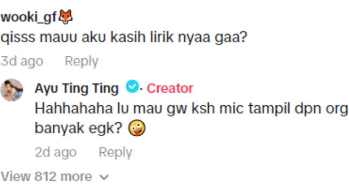 Balasan Ayu Ting Ting saat Bilqis dicibir netizen gara-gara nyanyi lagu Korea (5)