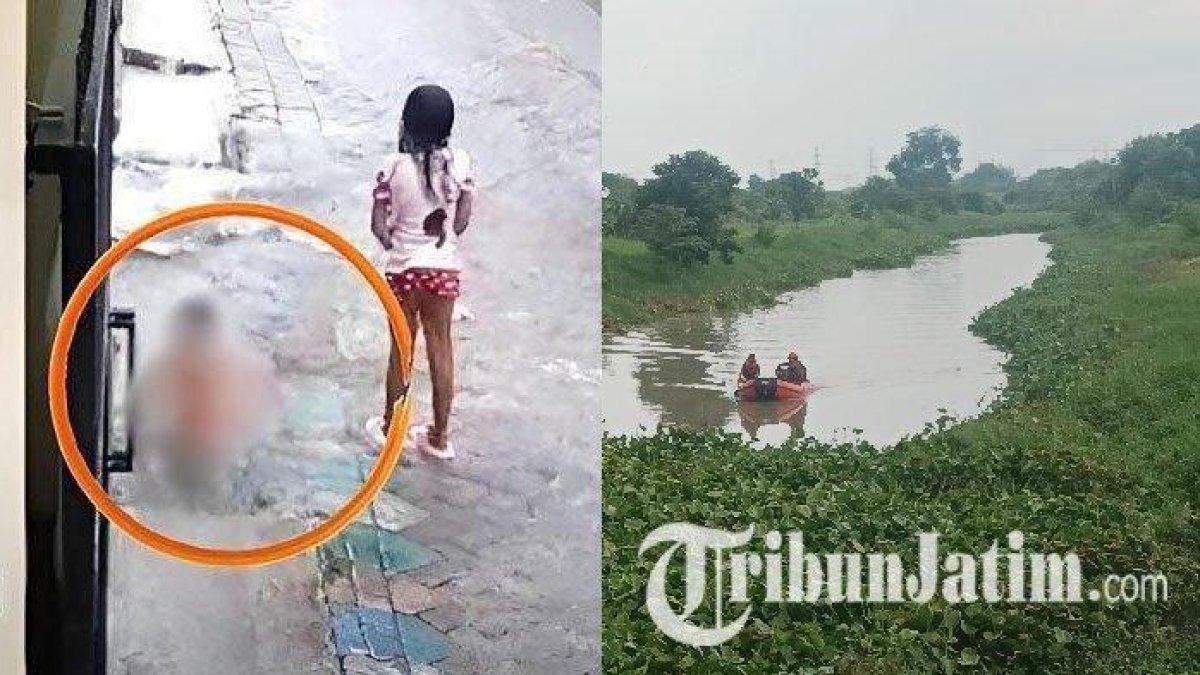 Balita di Surabaya hanyut di selokan saat bermain hujan-hujanan, pencarian masih berjalan