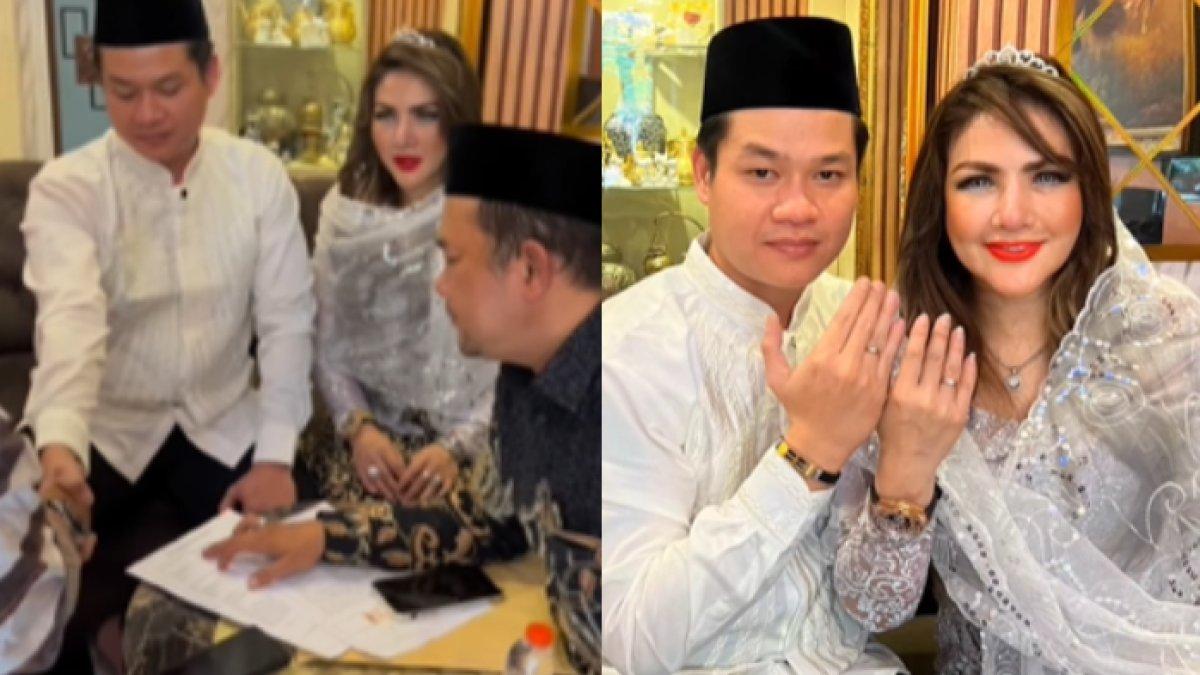 Barbie dan Tri Mulyo resmi menikah di Bandung, Jawa Barat pada Jumat, 31 Mei 2024.